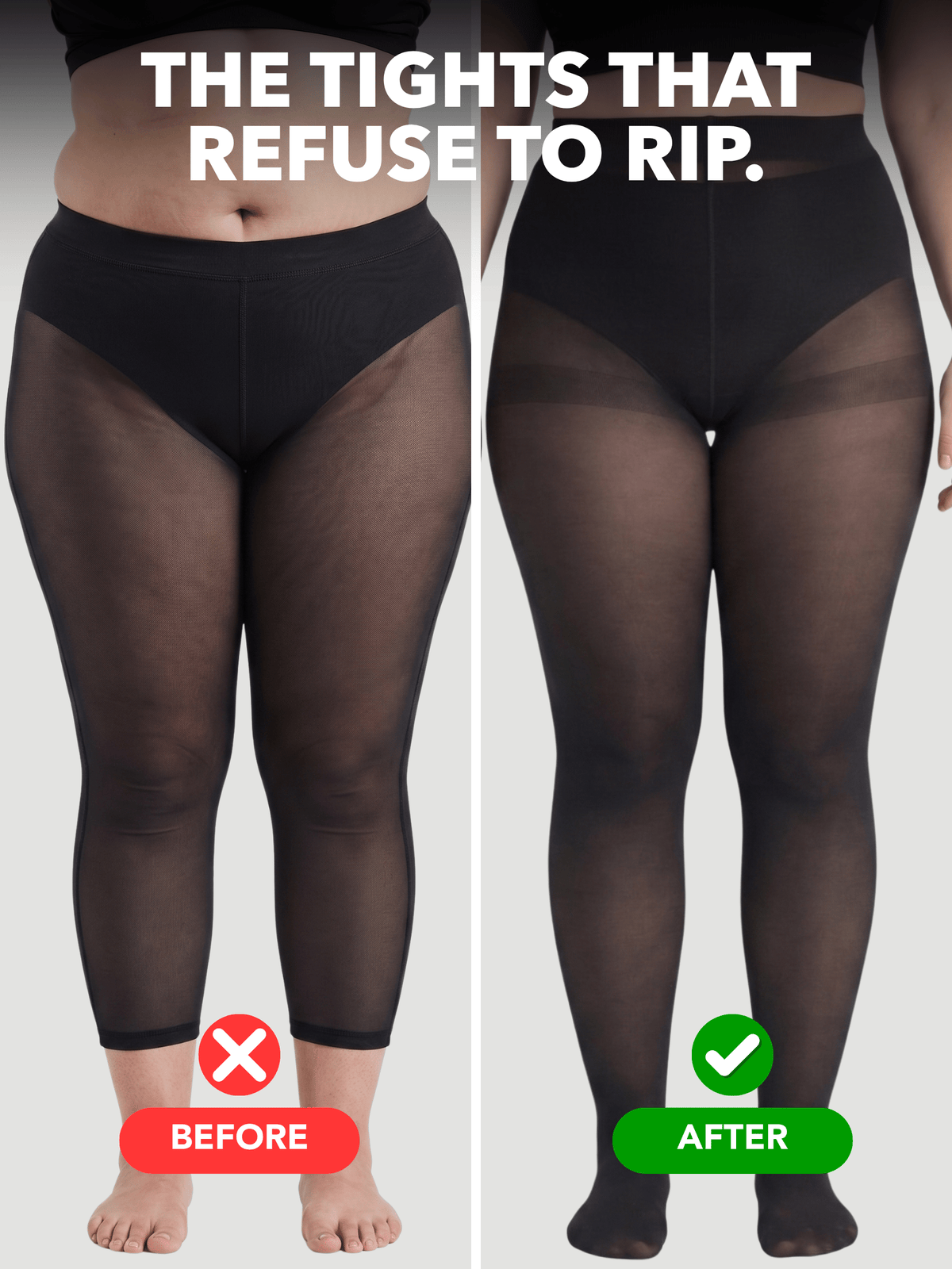 2-Pack 70 Denier Tear-proof Shaping Tights
