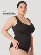 Scoop Neck Bodysuit Shaping Panty
