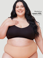 2-Pack Adjustable Wire Free Shaper Bra (Cups A-FF) + FREE Bra Extender