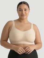 2-Pack Adjustable Wire Free Shaper Bra (Cups A-FF) + FREE Bra Extender