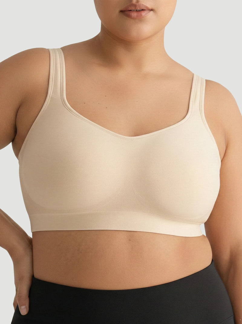 Adjustable Wire Free Shaper Bra (Cups A-FF) + FREE Bra Extender