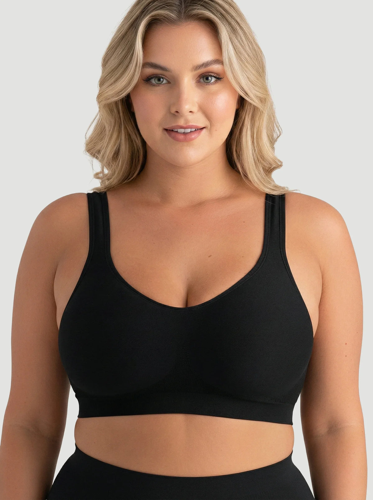 SPECIAL OFFER: Adjustable Wire Free Shaper Bra (Cups A-FF) + FREE Bra Extender 80% OFF
