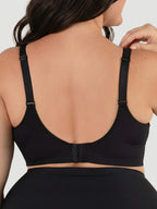 2-Pack Adjustable Wire Free Shaper Bra (Cups A-FF) + FREE Bra Extender