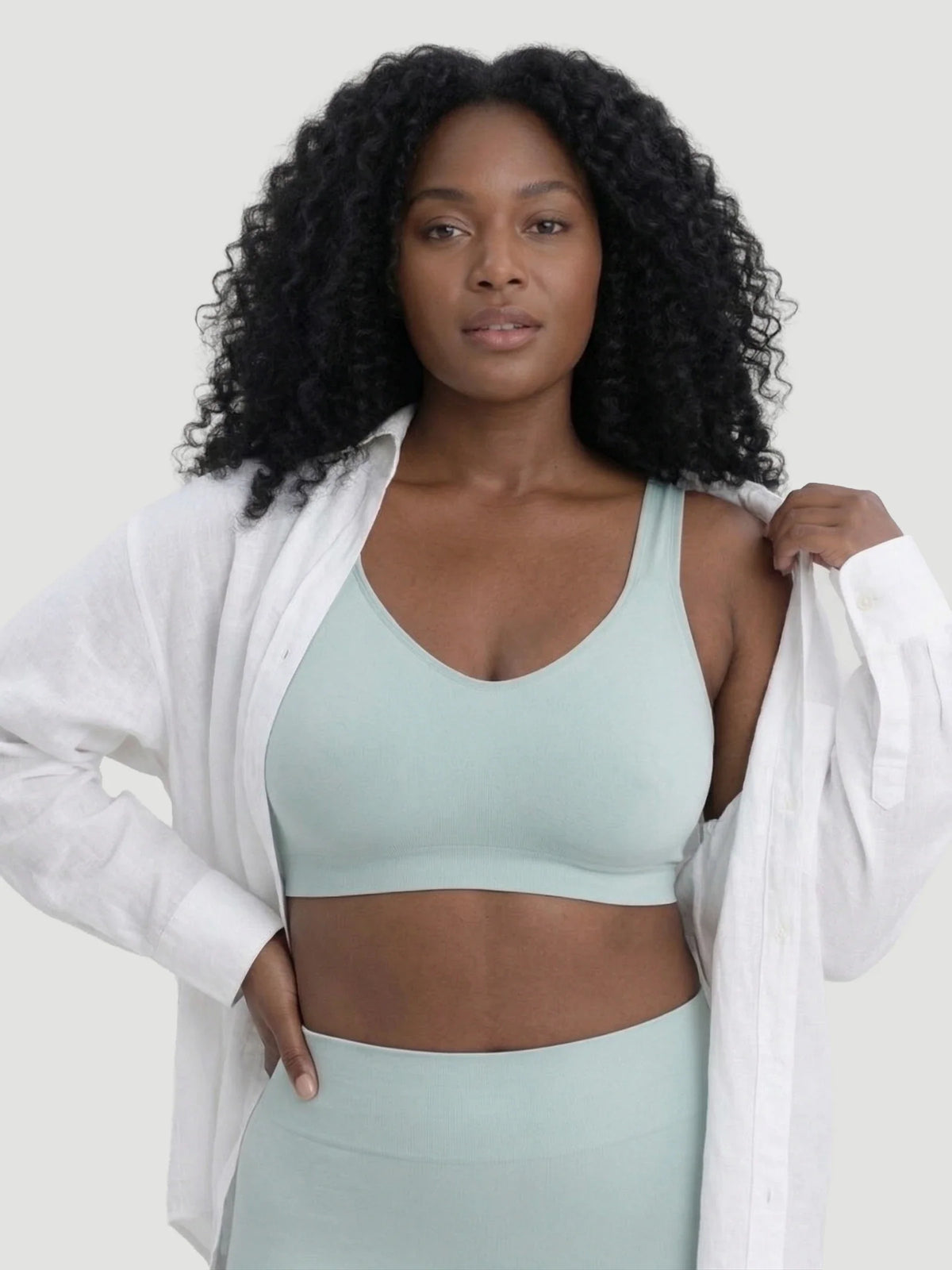 2-Pack Adjustable Wire Free Shaper Bra (Cups A-FF) + FREE Bra Extender