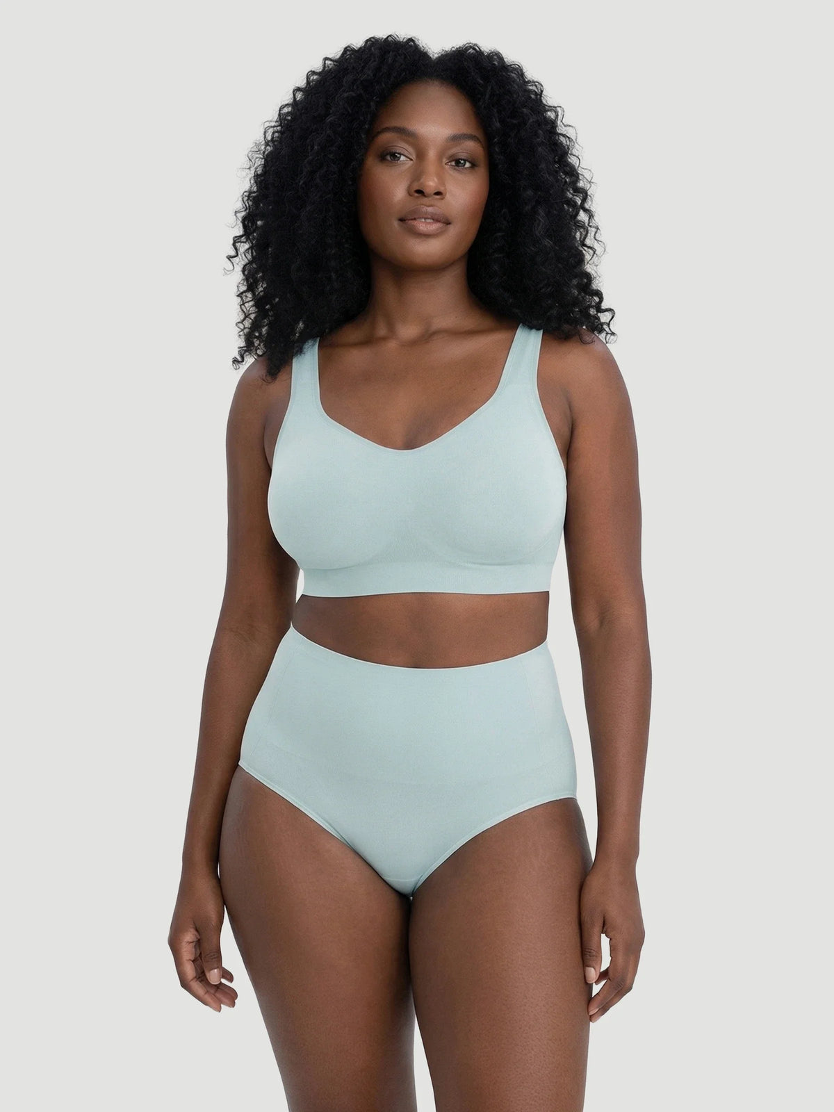 2-Pack Adjustable Wire Free Shaper Bra (Cups A-FF) + FREE Bra Extender