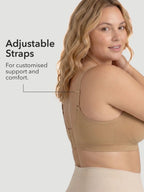 SPECIAL OFFER: Adjustable Wire Free Shaper Bra (Cups A-FF) + FREE Bra Extender 80% OFF