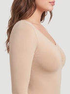 Long Sleeve Sculpt Brief Shapewear Bodysuit
