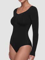 Long Sleeve Sculpt Brief Shapewear Bodysuit