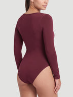 Long Sleeve Sculpt Brief Shapewear Bodysuit