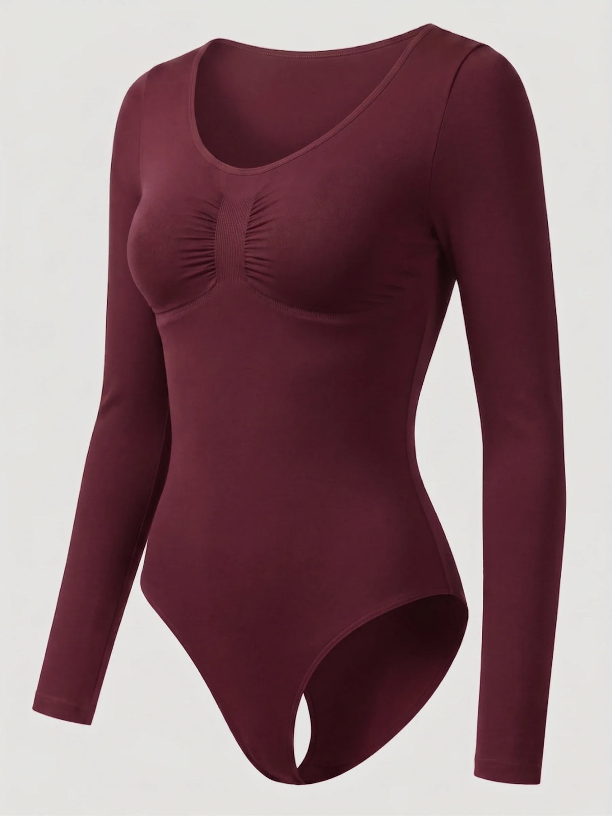 Long Sleeve Sculpt Brief Shapewear Bodysuit