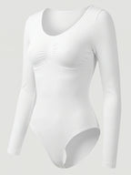Long Sleeve Sculpt Brief Shapewear Bodysuit