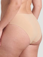 Mid Waist Seamless Bonded Bikini Underwear