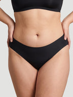 Mid Waist Seamless Bonded Bikini Underwear