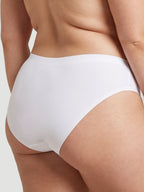 Mid Waist Seamless Bonded Bikini Underwear