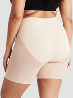 High-Waisted Mesh Shaping Shorts