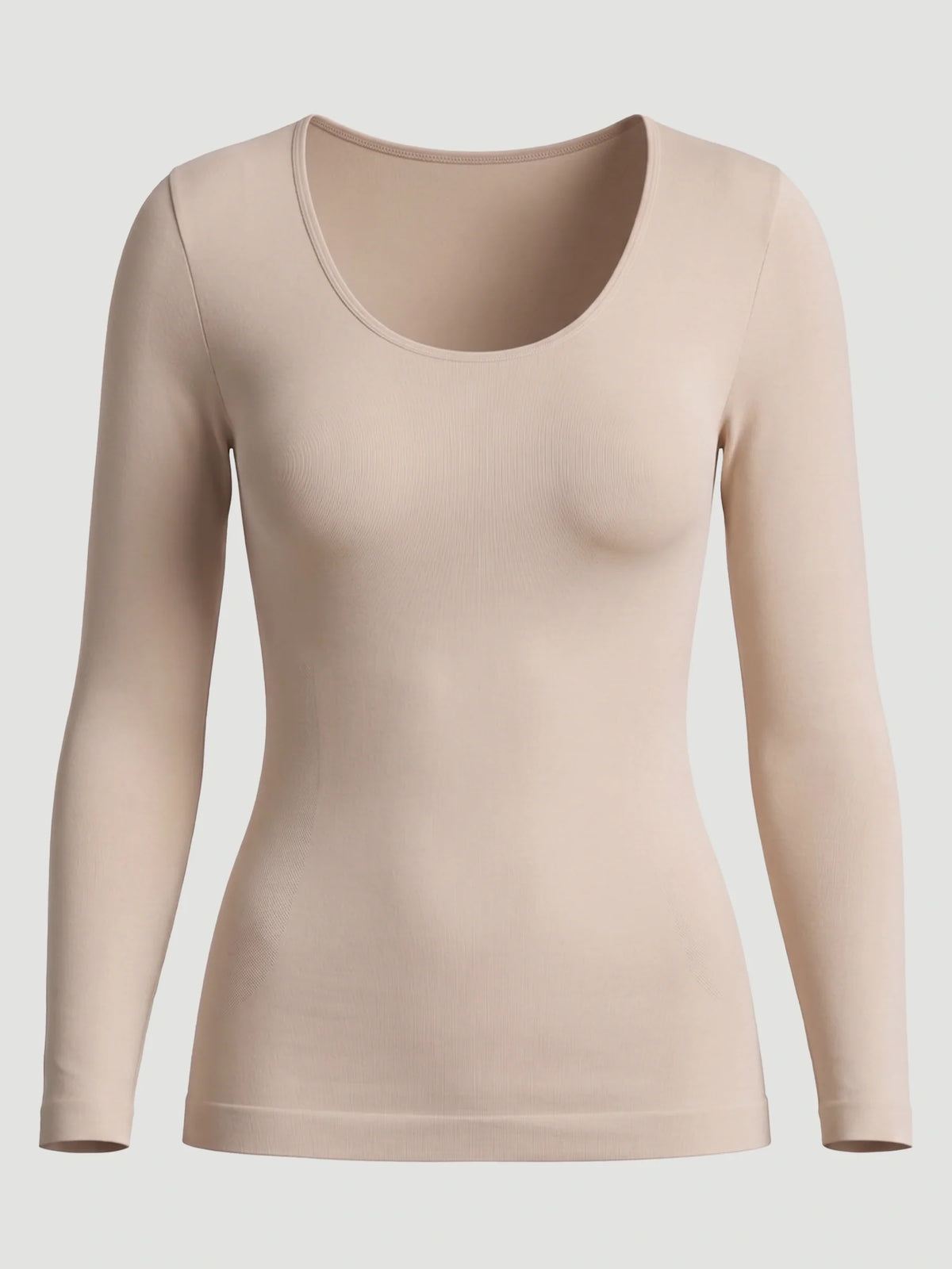 Long-Sleeve Shaping Smoothing Top
