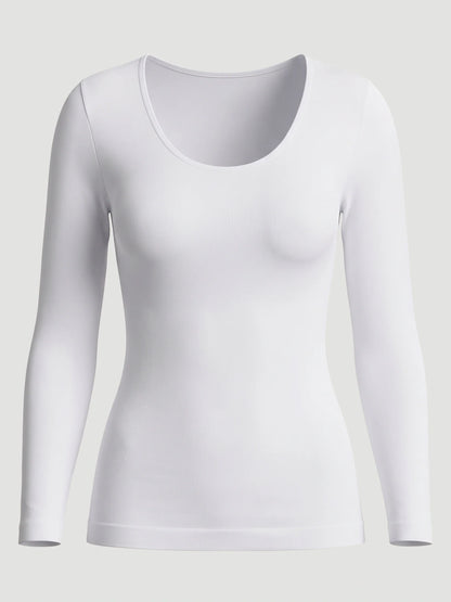 Long-Sleeve Shaping Smoothing Top