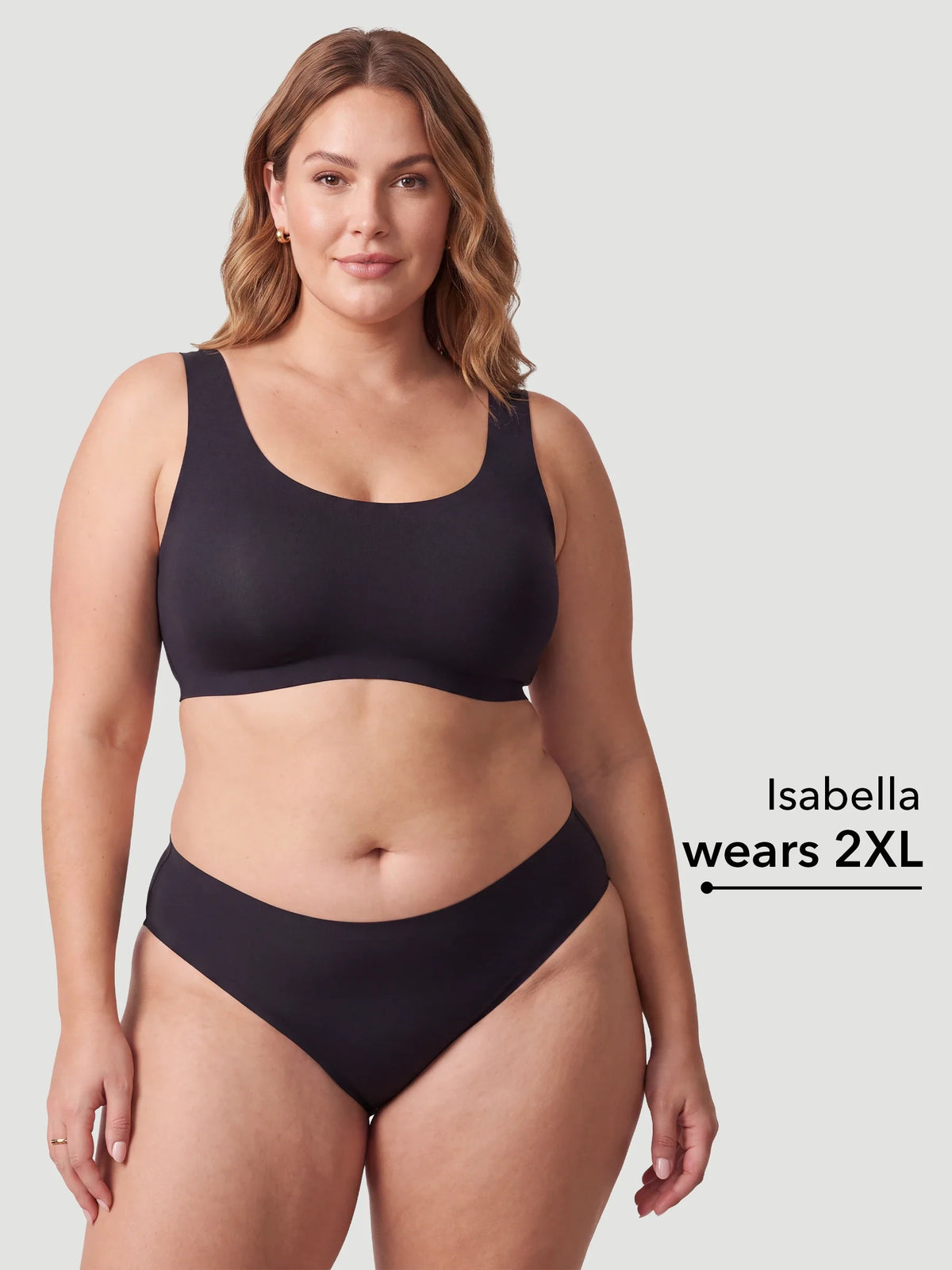 Mid Waist Seamless Bonded Bikini Underwear