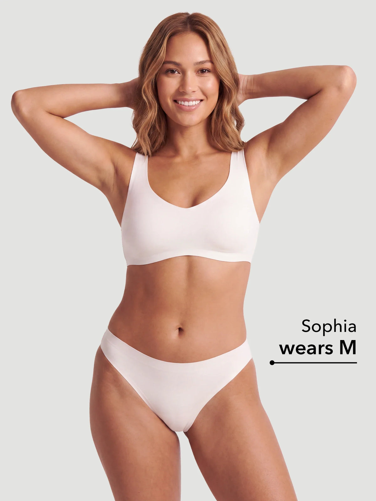 Mid Waist Seamless Bonded Thong Underwear