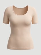 Short-Sleeve Shaping Smoothing Top