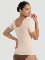 Short-Sleeve Shaping Smoothing Top
