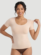 Short-Sleeve Shaping Smoothing Top