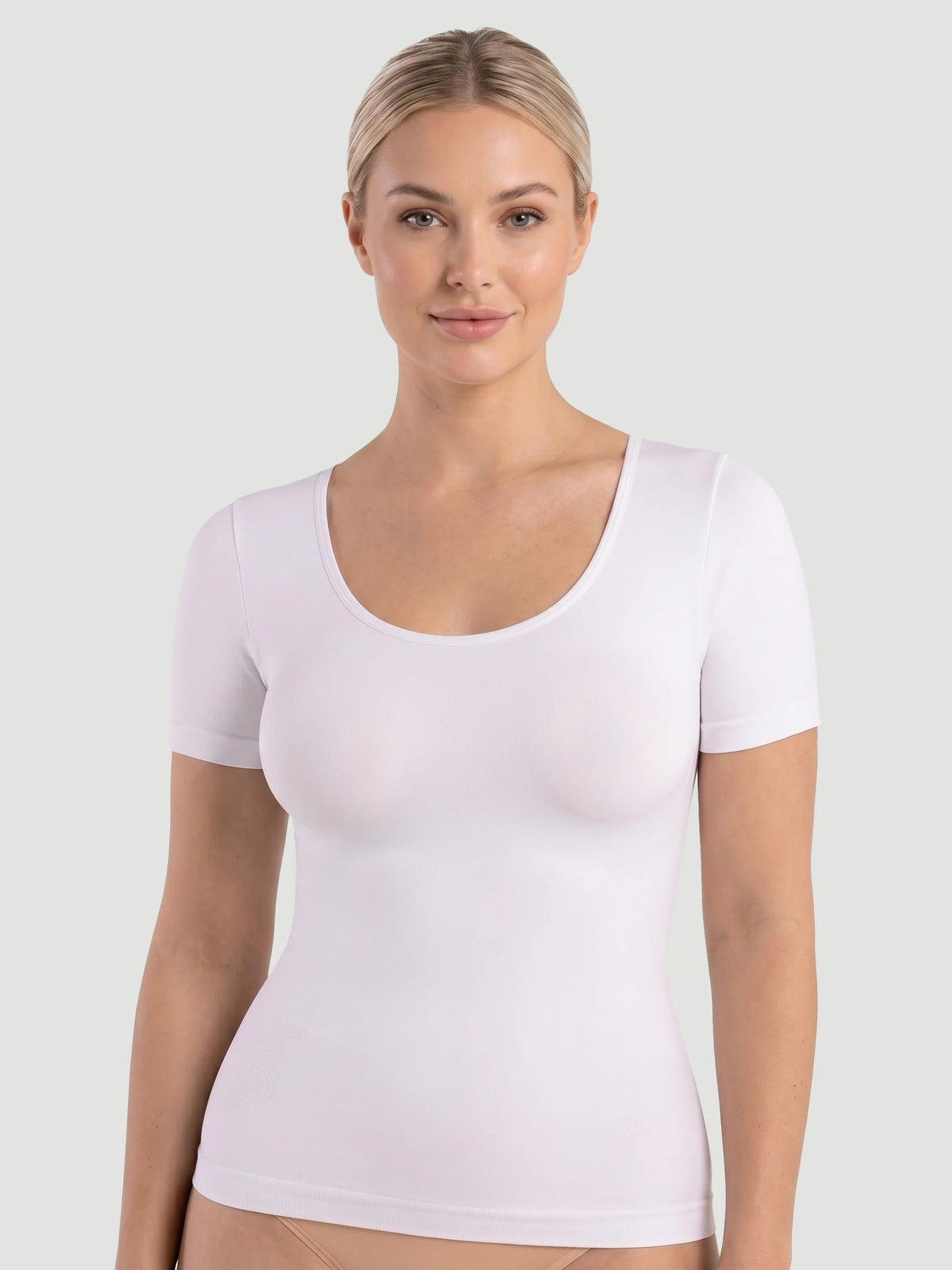 Short-Sleeve Shaping Smoothing Top