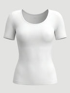 Short-Sleeve Shaping Smoothing Top