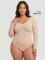 Long Sleeve Sculpt Brief Shapewear Bodysuit