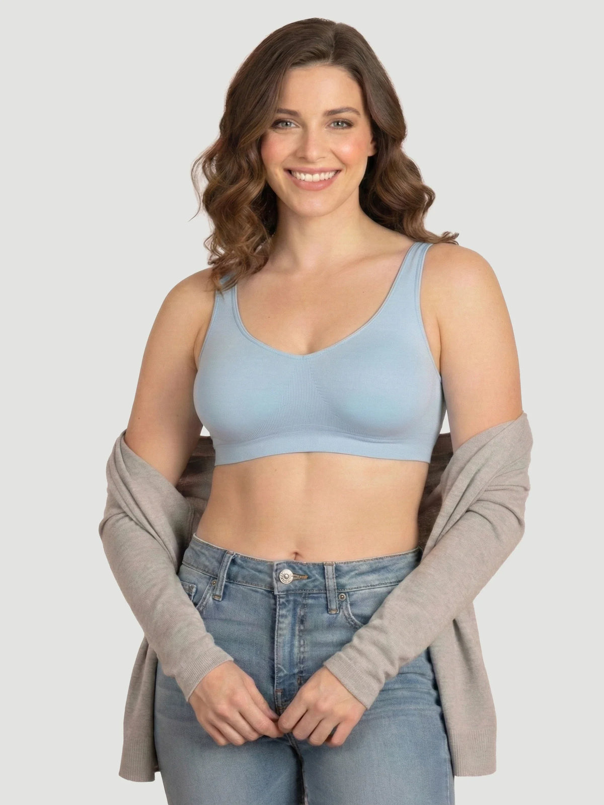 Daily Comfort Throw-on Wirefree Bra (A-FF Cup)
